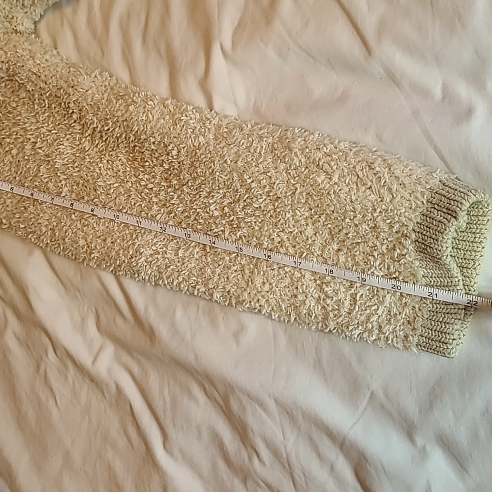 AERIE Sherpa Super Soft Pullover Sweater Quarter Zip Size Medium Women's - Picture 6 of 8